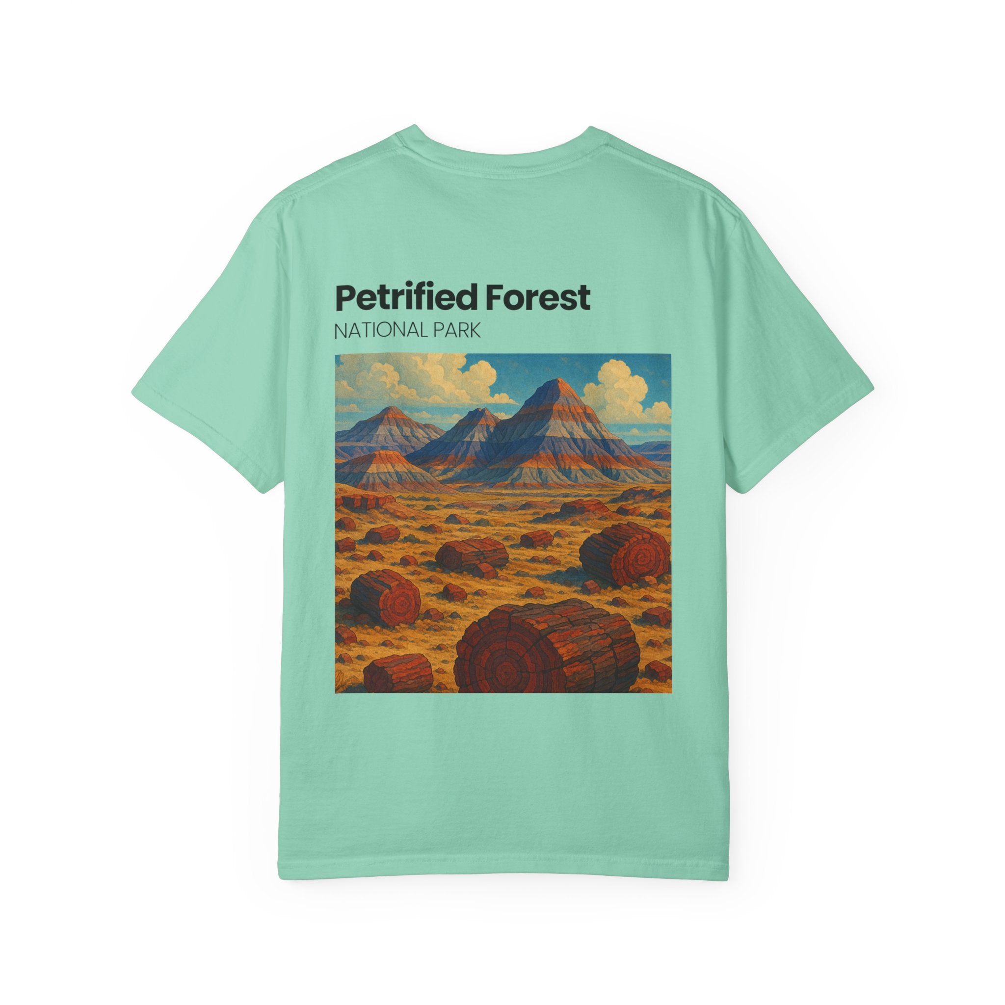 Petrified Forest National Park Poster T-shirt | Vintage Landscape Print