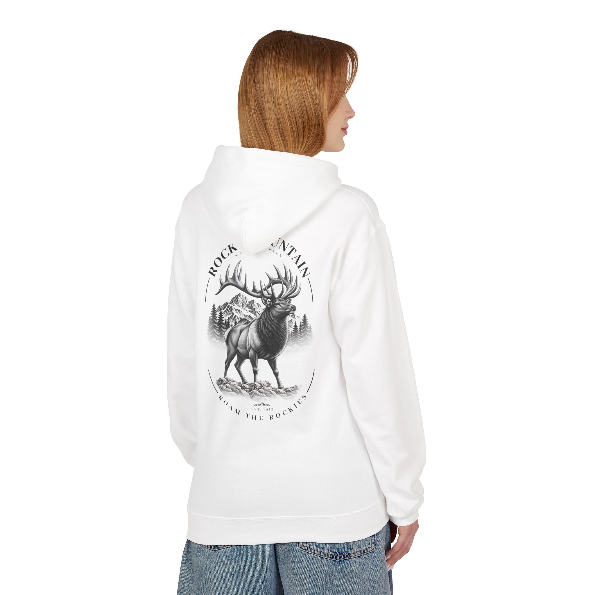Rocky Mountain National Park Elk Graphic Hoodie