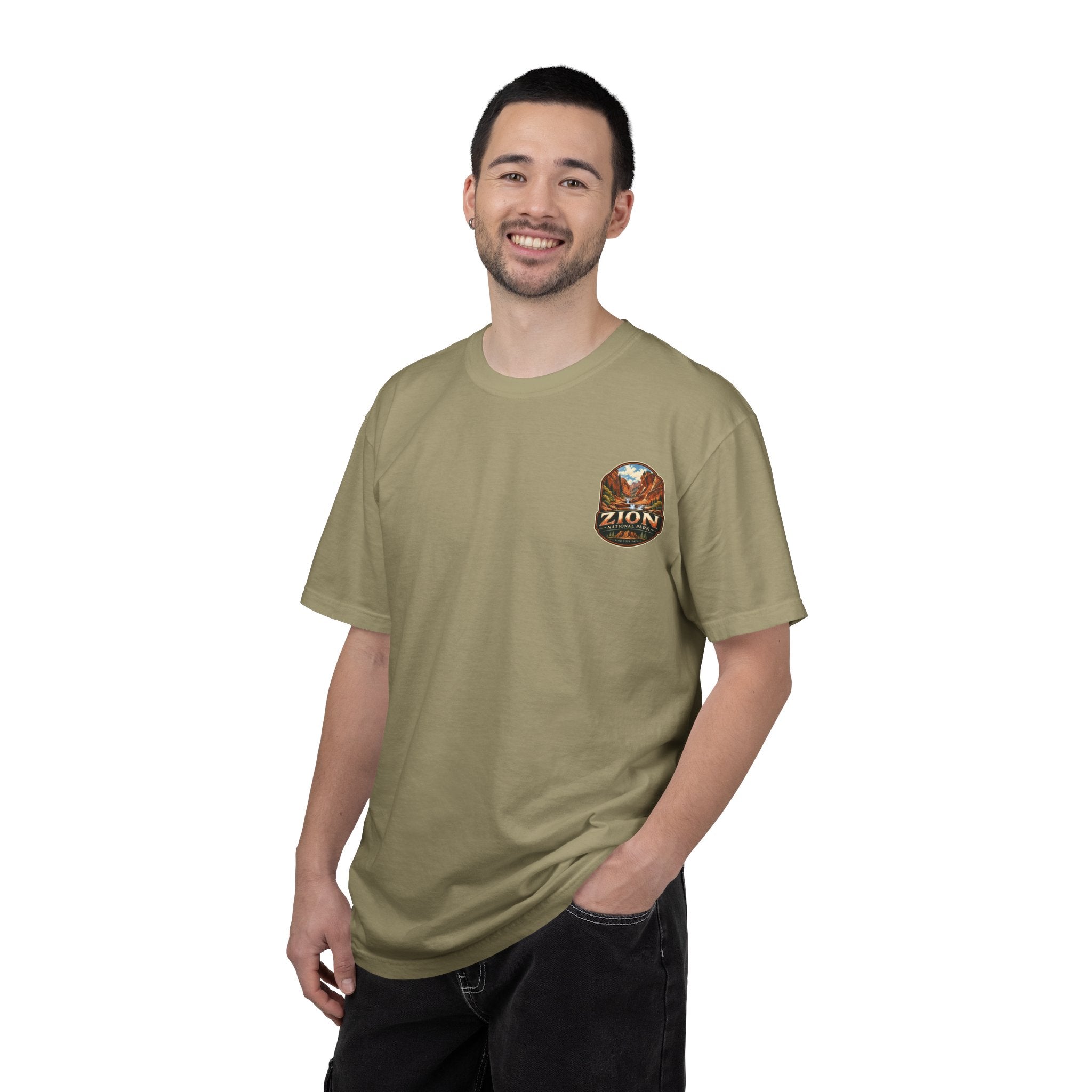 Red Cliffs Zion National Park Vintage Graphic T-Shirt