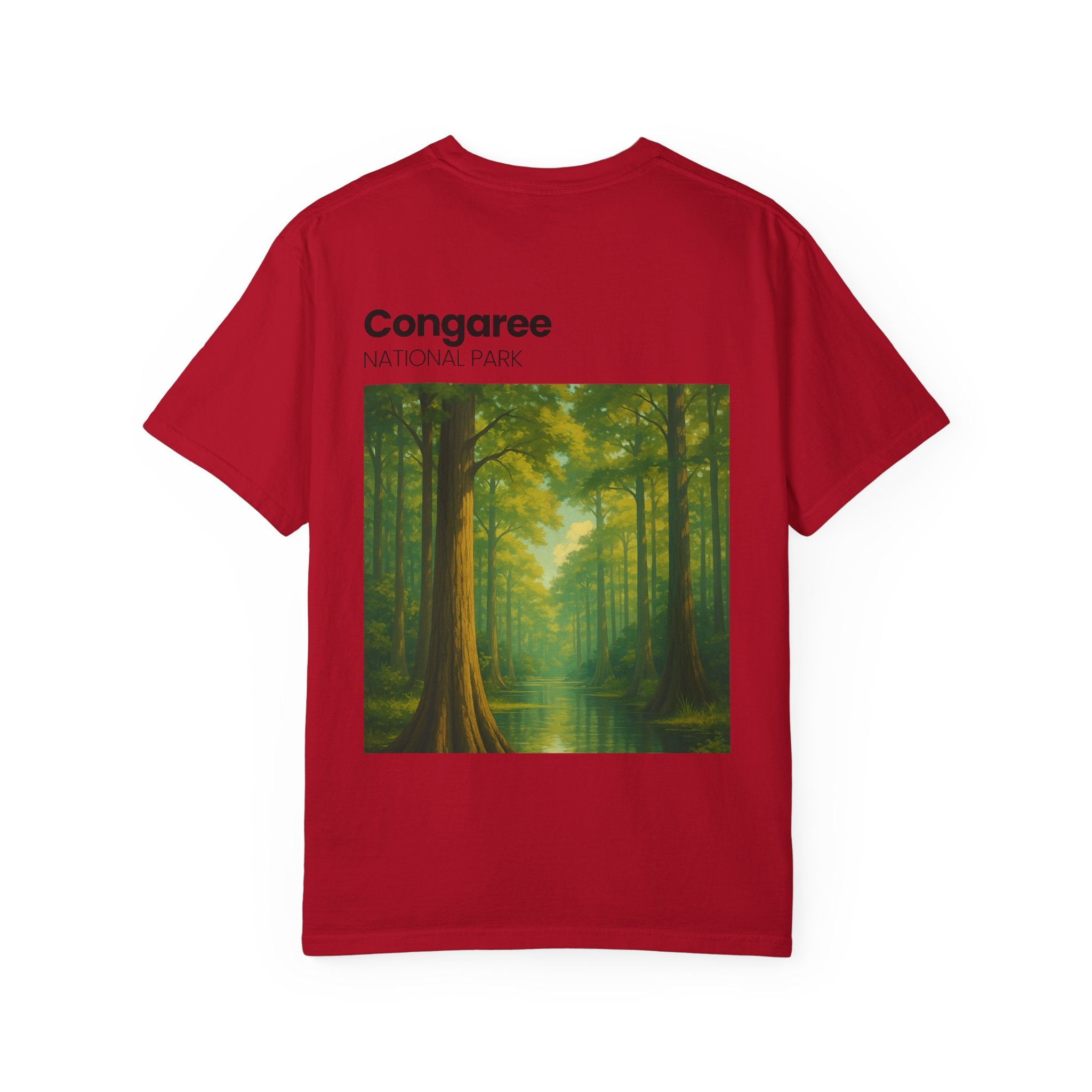 Congaree National Park forest scene T-shirt | swamp cypress nature tee