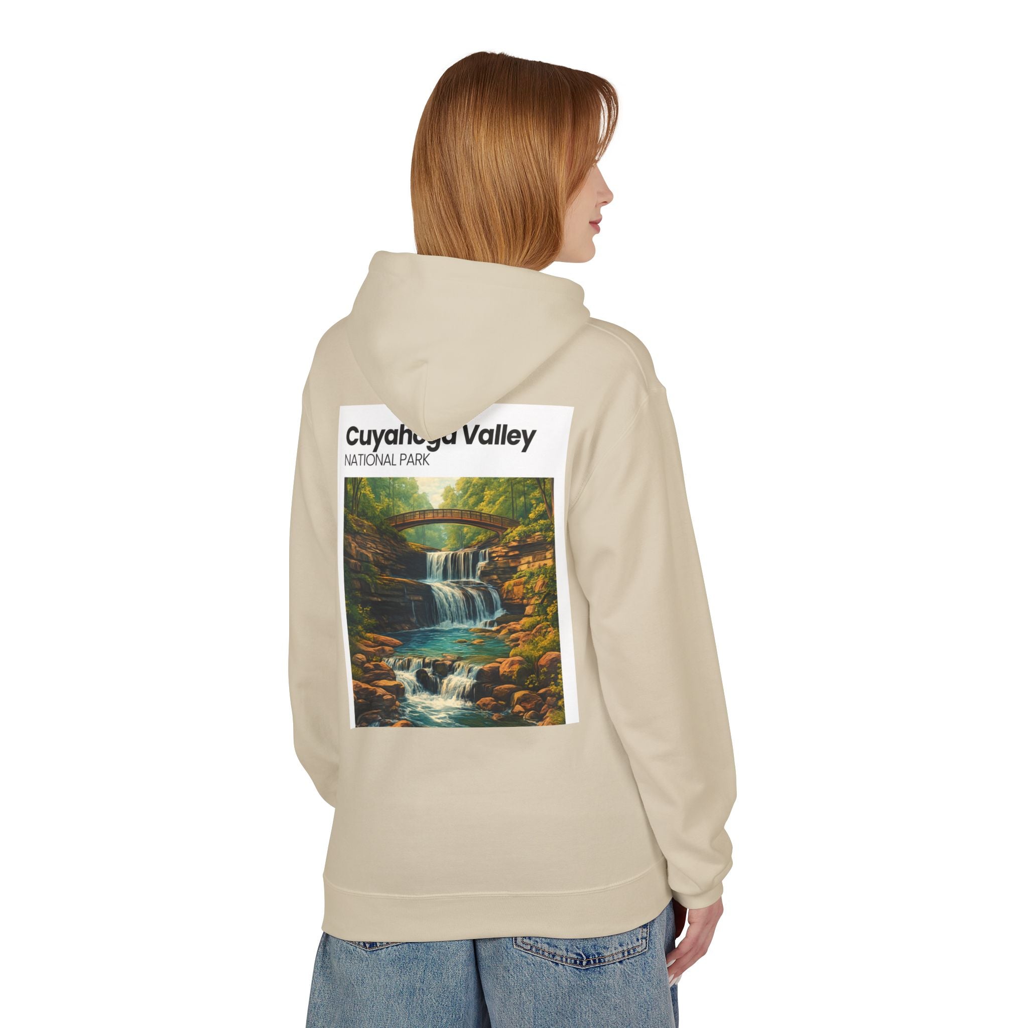 Cuyahoga Valley Waterfall Hoodie | National Park Nature Sweatshirt