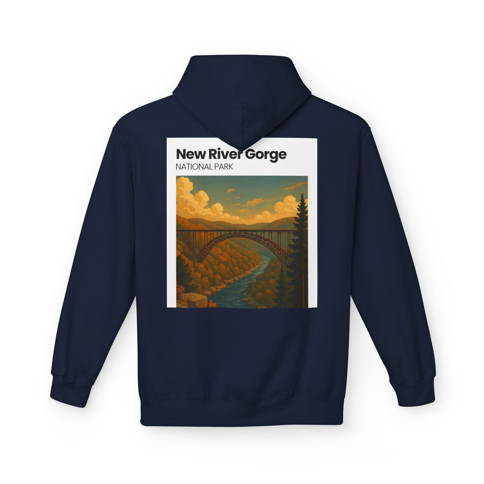 New River Gorge National Park hoodie | Scenic Bridge Landscape Pullover