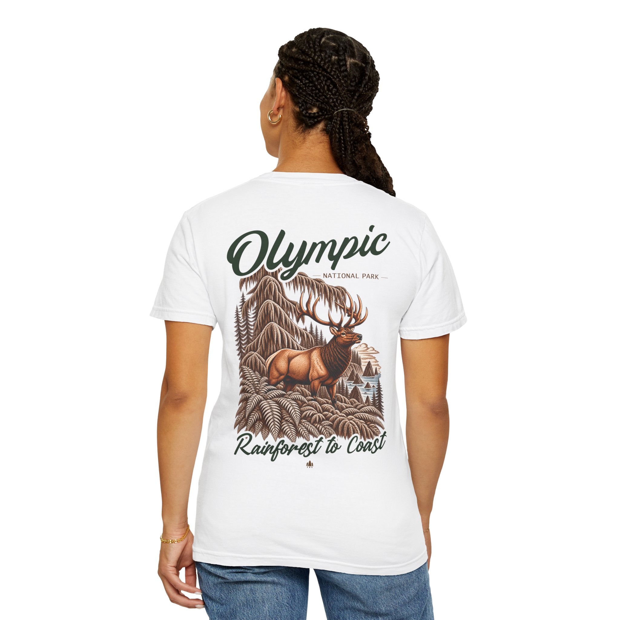 Olympic National Park Roosevelt Elk Graphic T-Shirt