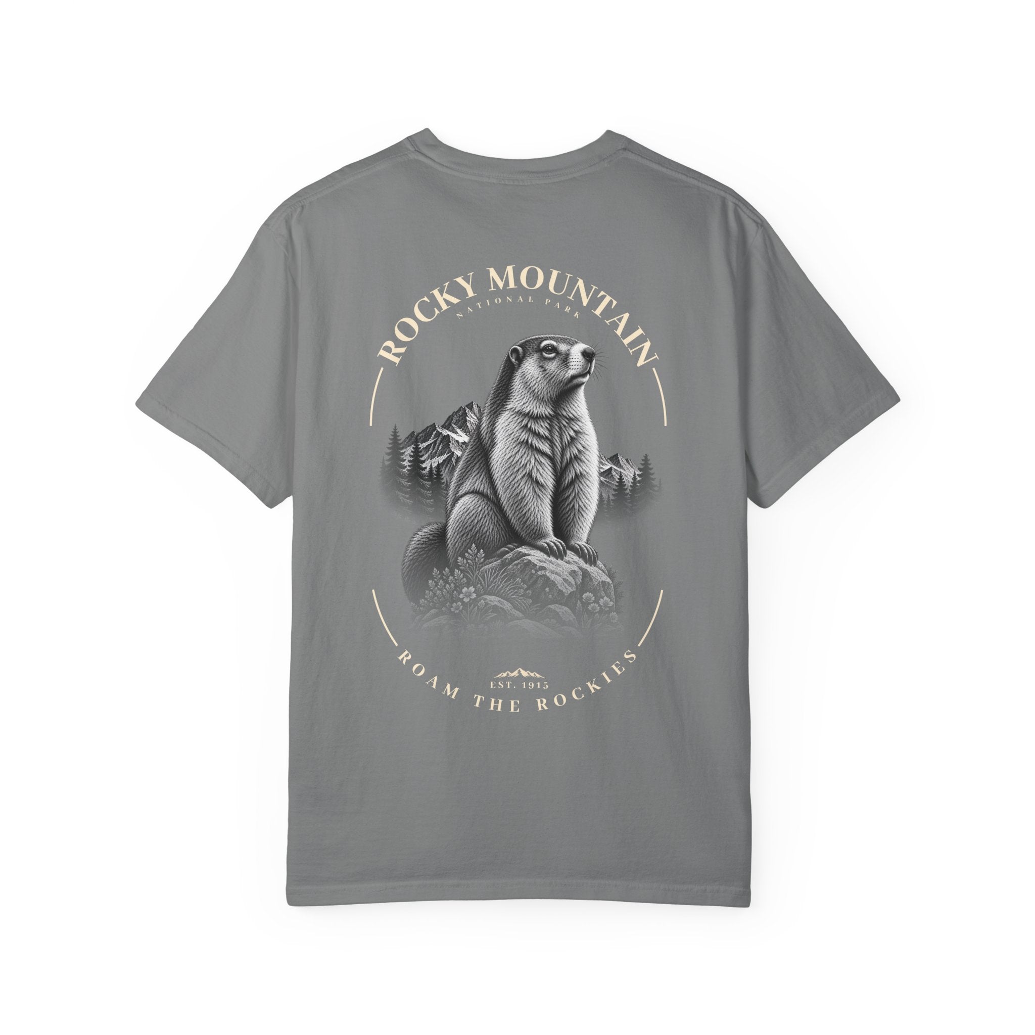 Rocky Mountain National Park Marmot Graphic T-Shirt