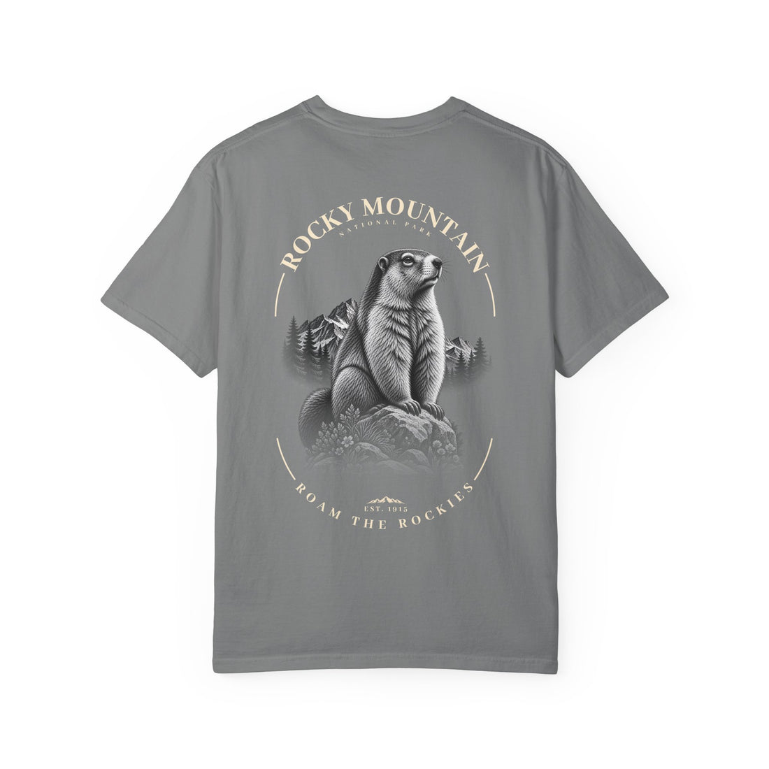 Rocky Mountain National Park Marmot Graphic T-Shirt