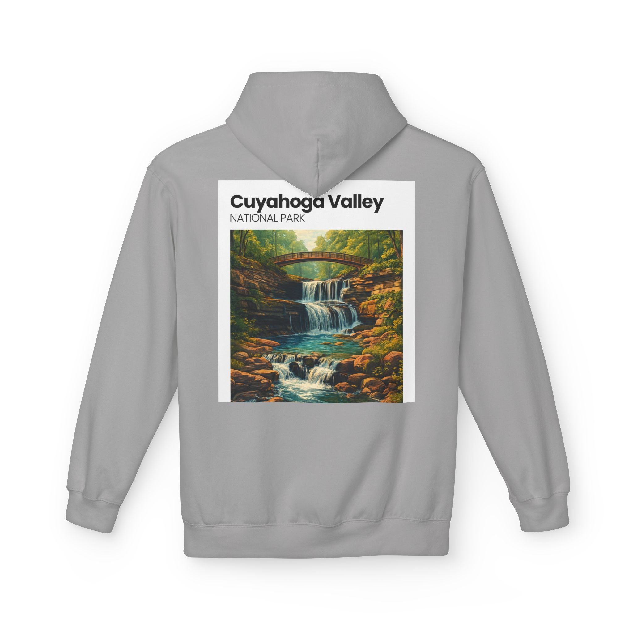 Cuyahoga Valley Waterfall Hoodie | National Park Nature Sweatshirt