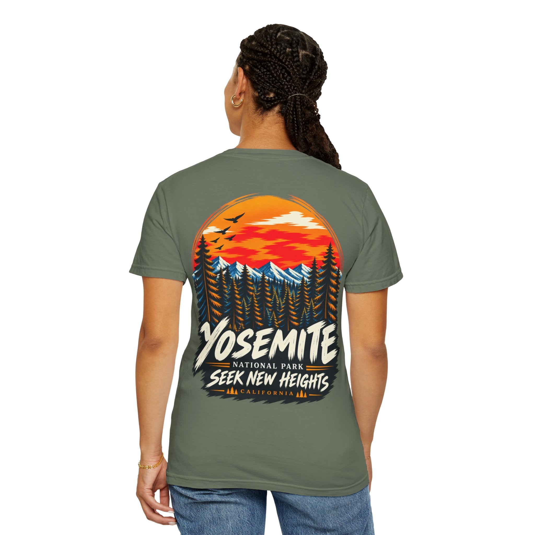 Yosemite National Park Pine Forest – Seek New Heights T-Shirt