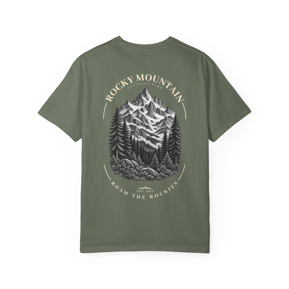 Rocky Mountain National Park Mountain Range Graphic T-Shirt