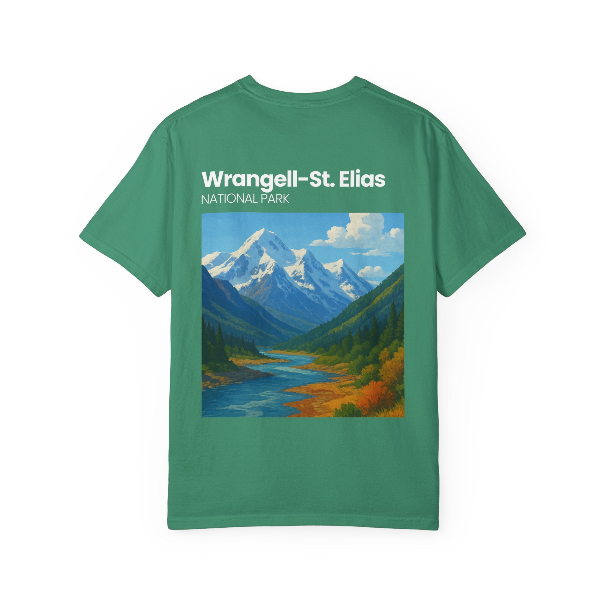 Wrangell-St. Elias National Park landscape T-Shirt | Mountain scenic tee