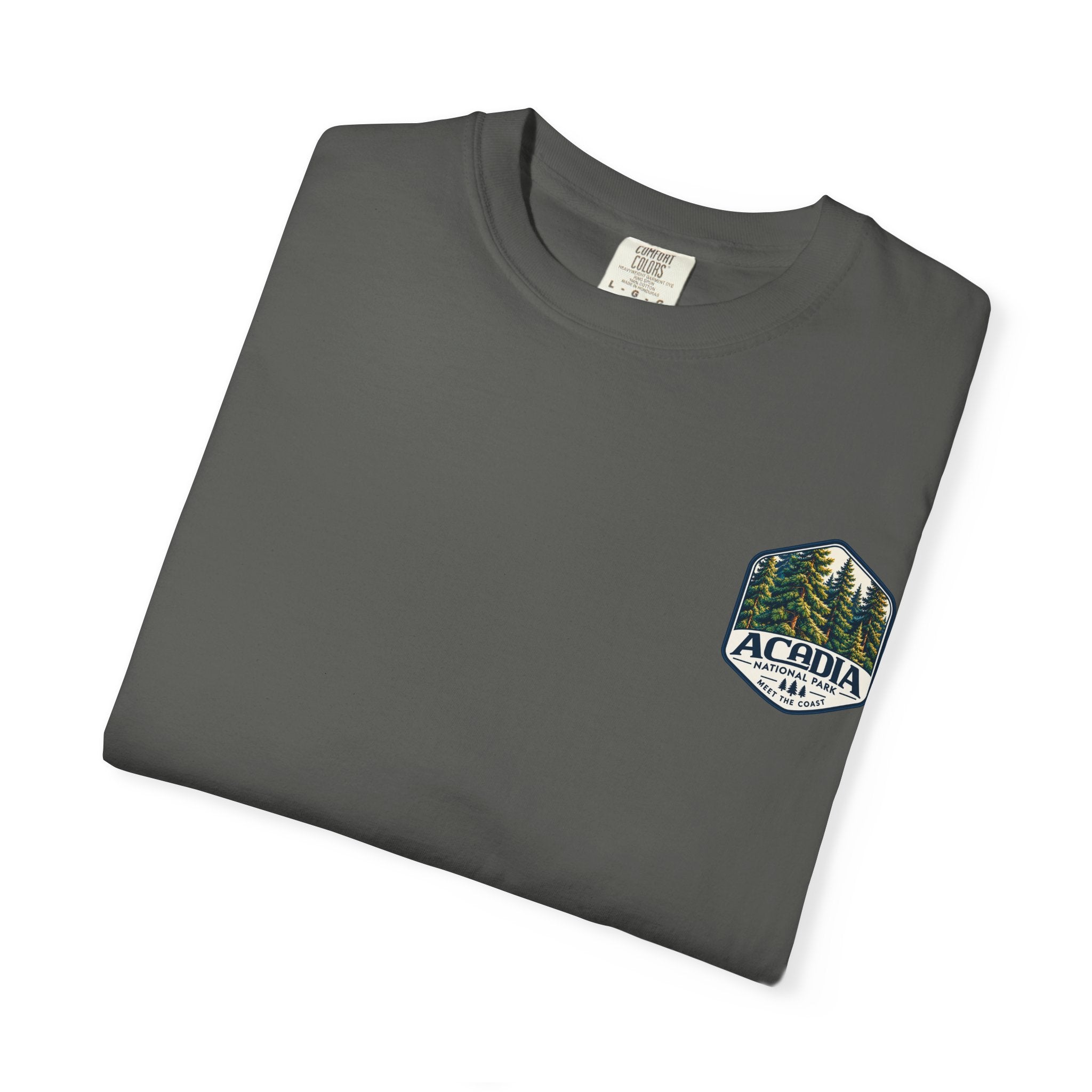Acadia National Park Pine Trees Graphic T-Shirt