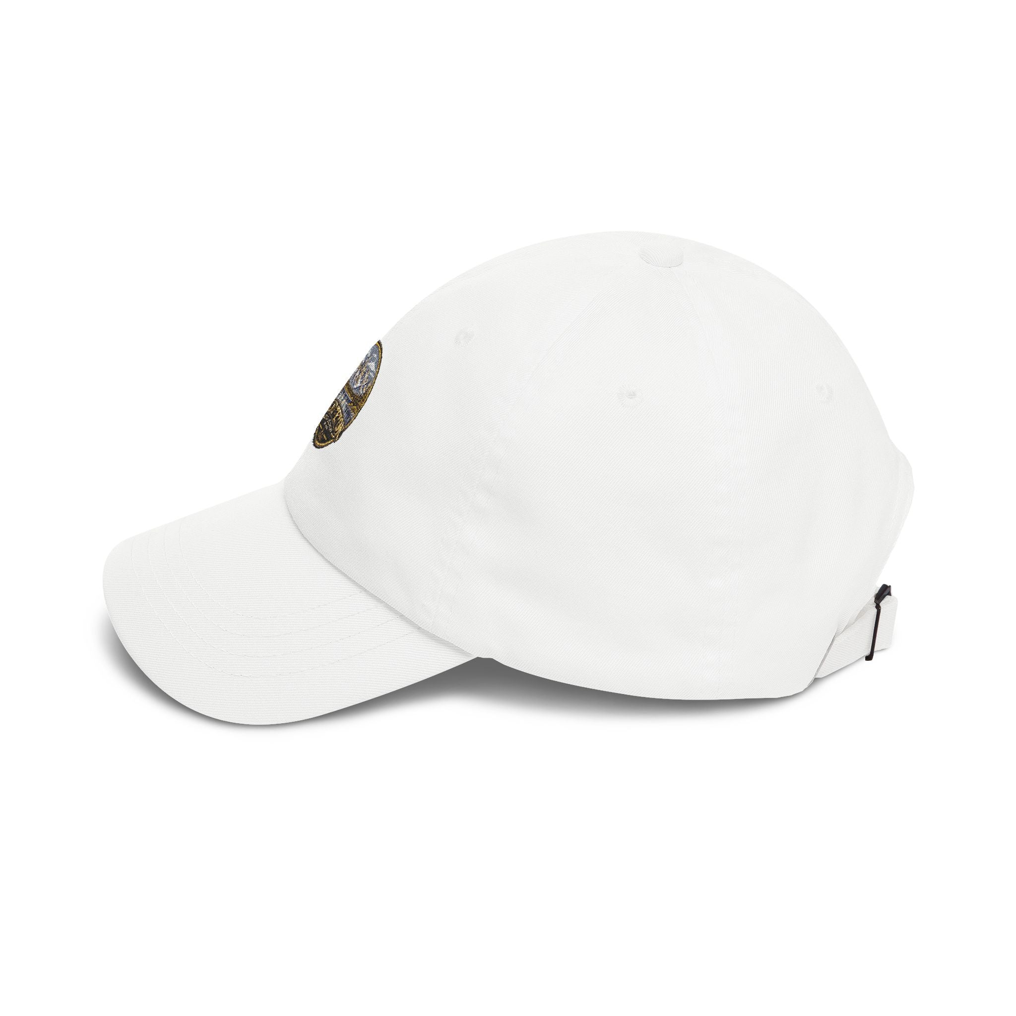 Grand Teton National Park Lake Reflection Round Logo Dad Cap