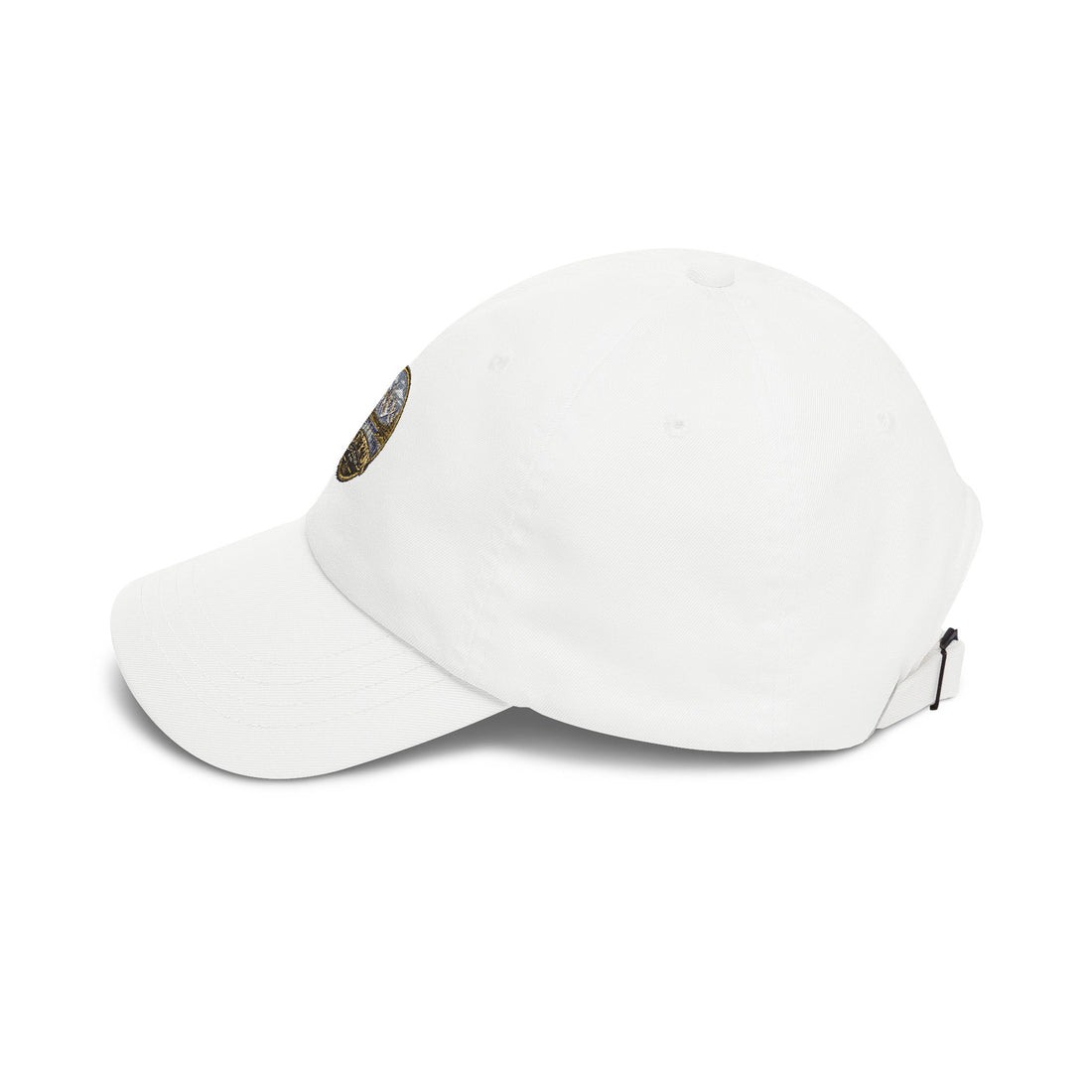 Grand Teton National Park Lake Reflection Round Logo Dad Cap