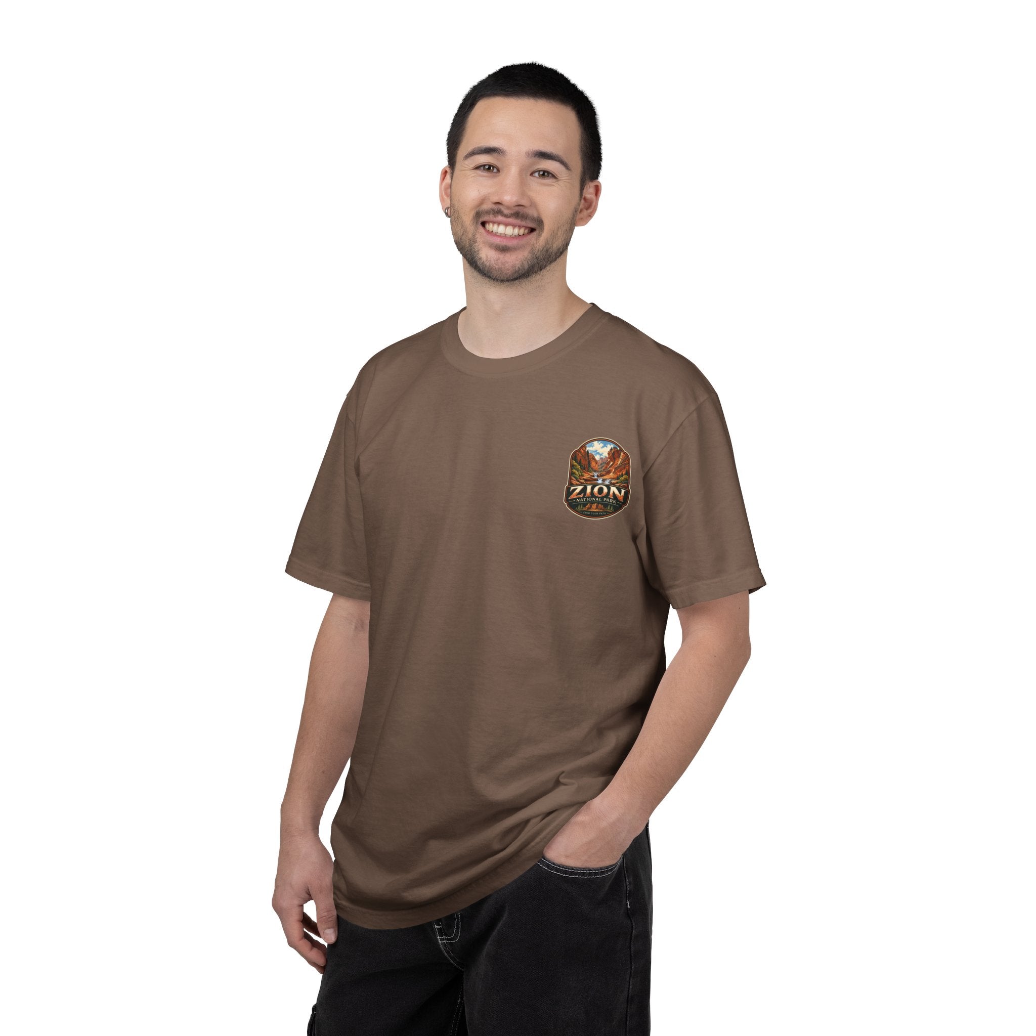Red Cliffs Zion National Park Vintage Graphic T-Shirt