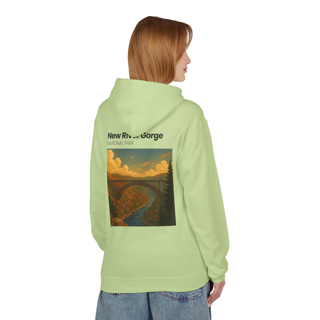 New River Gorge National Park hoodie | Scenic Bridge Landscape Pullover