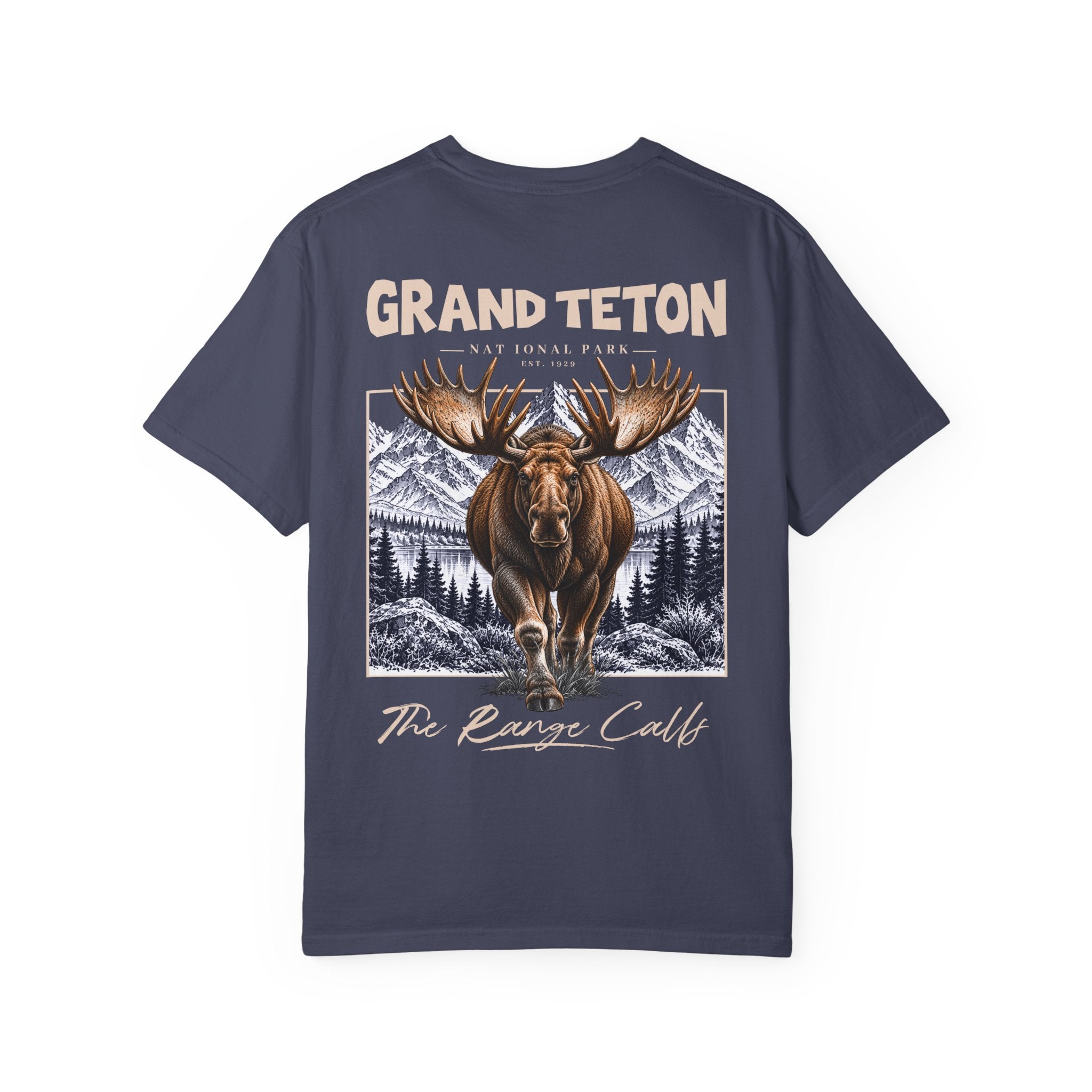 Grand Teton National Park Moose Graphic T-Shirt