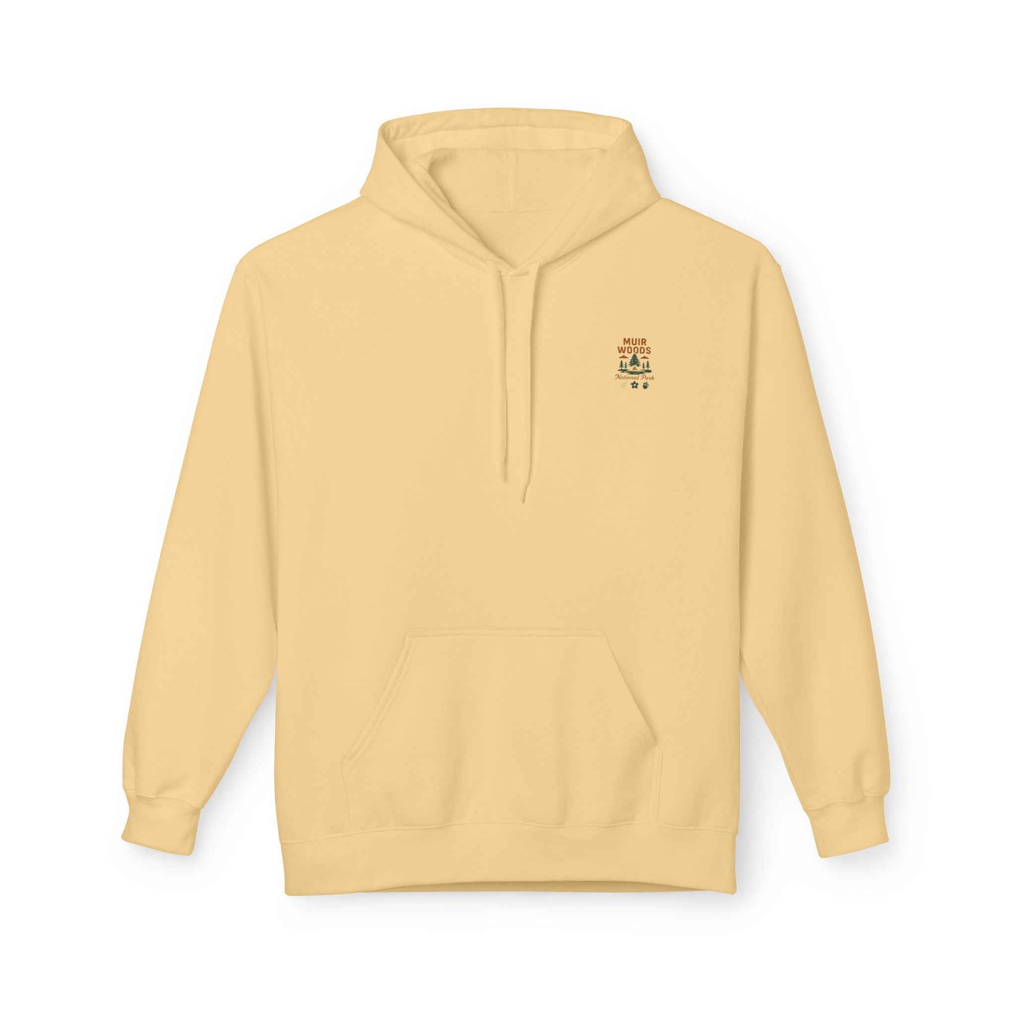 Muir Woods National Park Forest Path Hoodie | Vintage Nature Poster