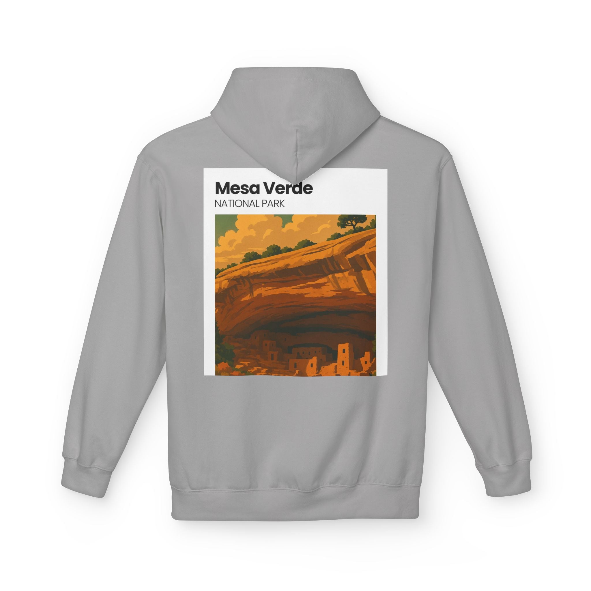 Mesa Verde National Park Hoodie | Cliff Dwelling Landscape Print