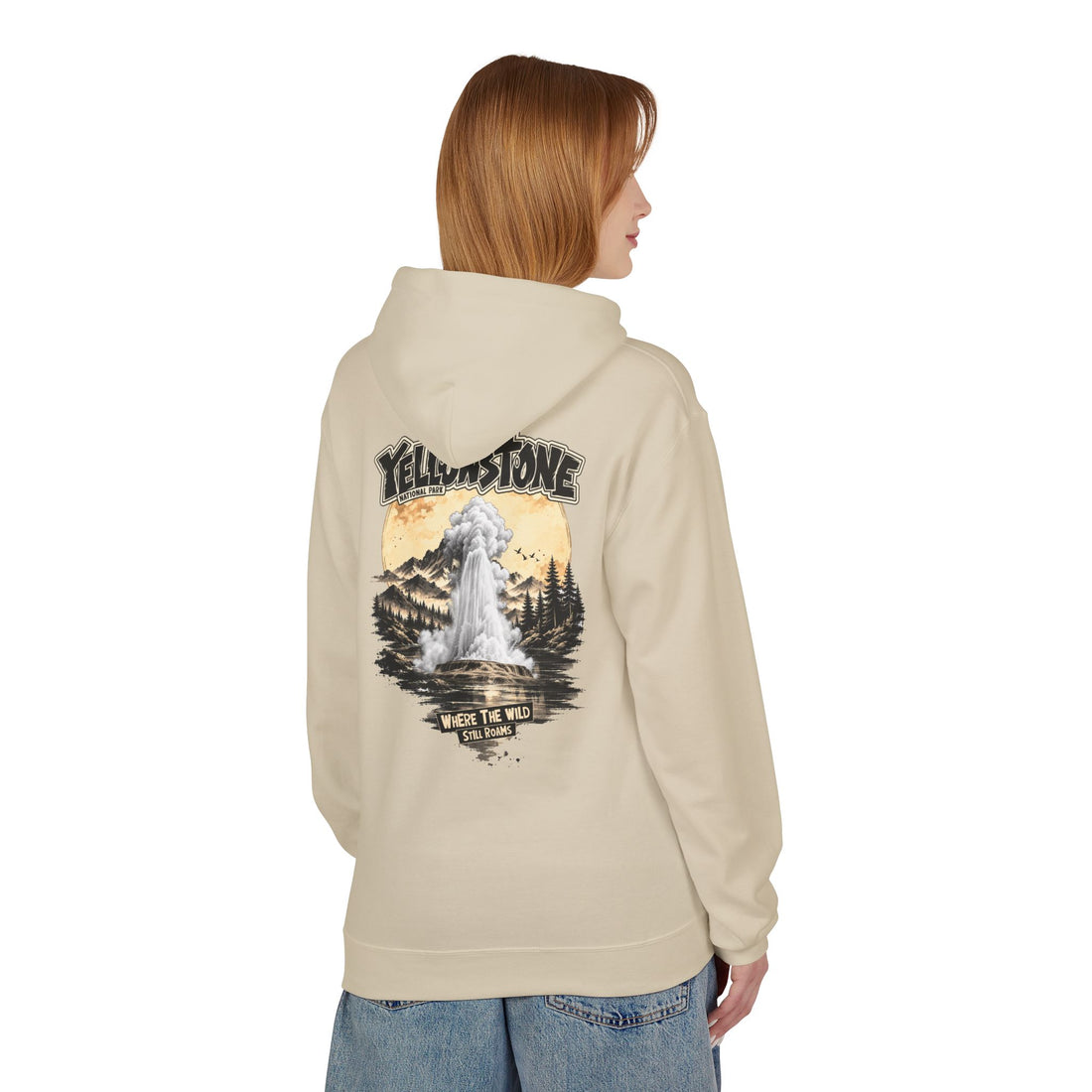 Yellowstone Old Faithful – Where the Wild Still Roams Hoodie