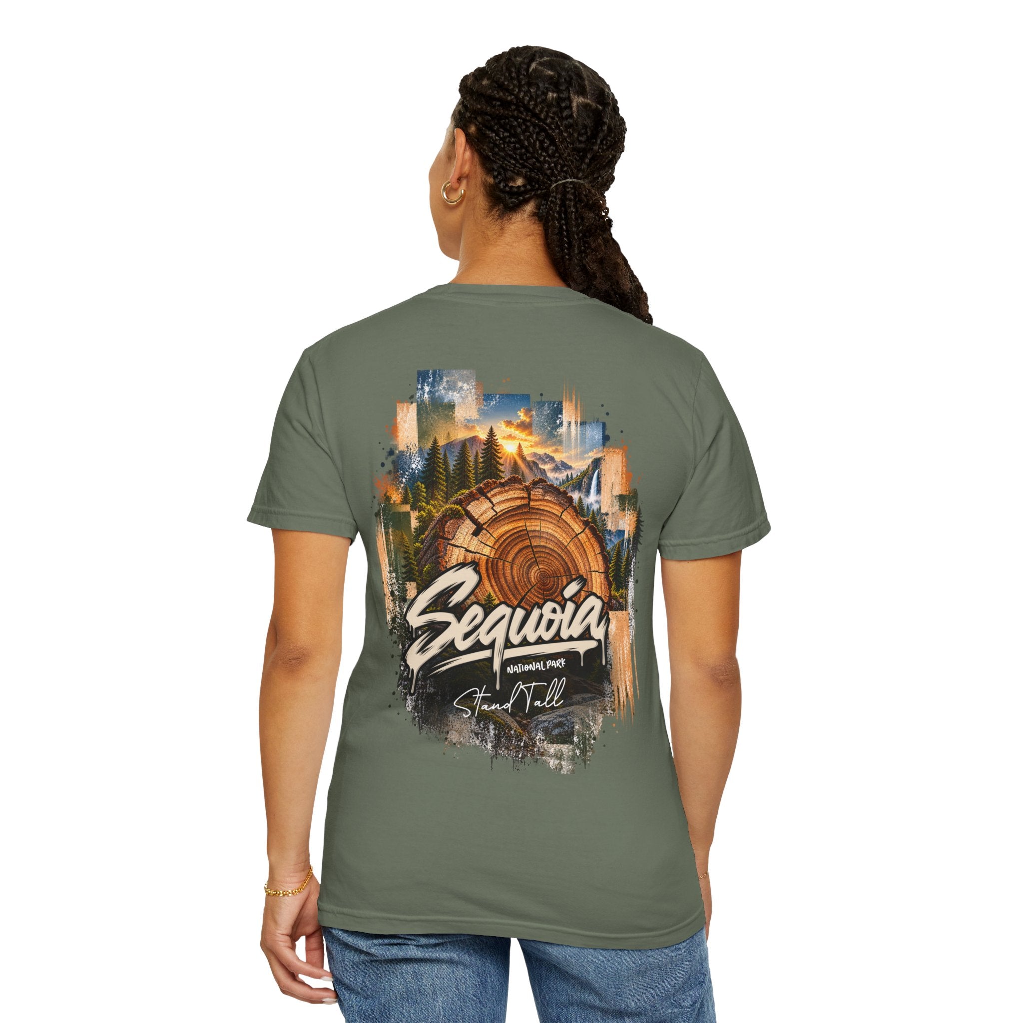 Sequoia National Park – Tree Rings Stand Tall Graphic T-Shirt