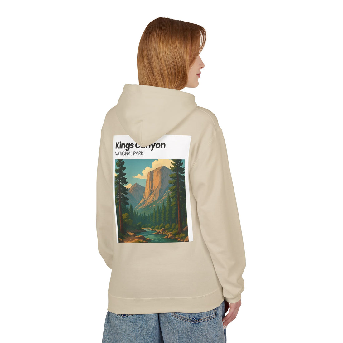 Kings Canyon National Park Hoodie | Vintage Landscape Graphic