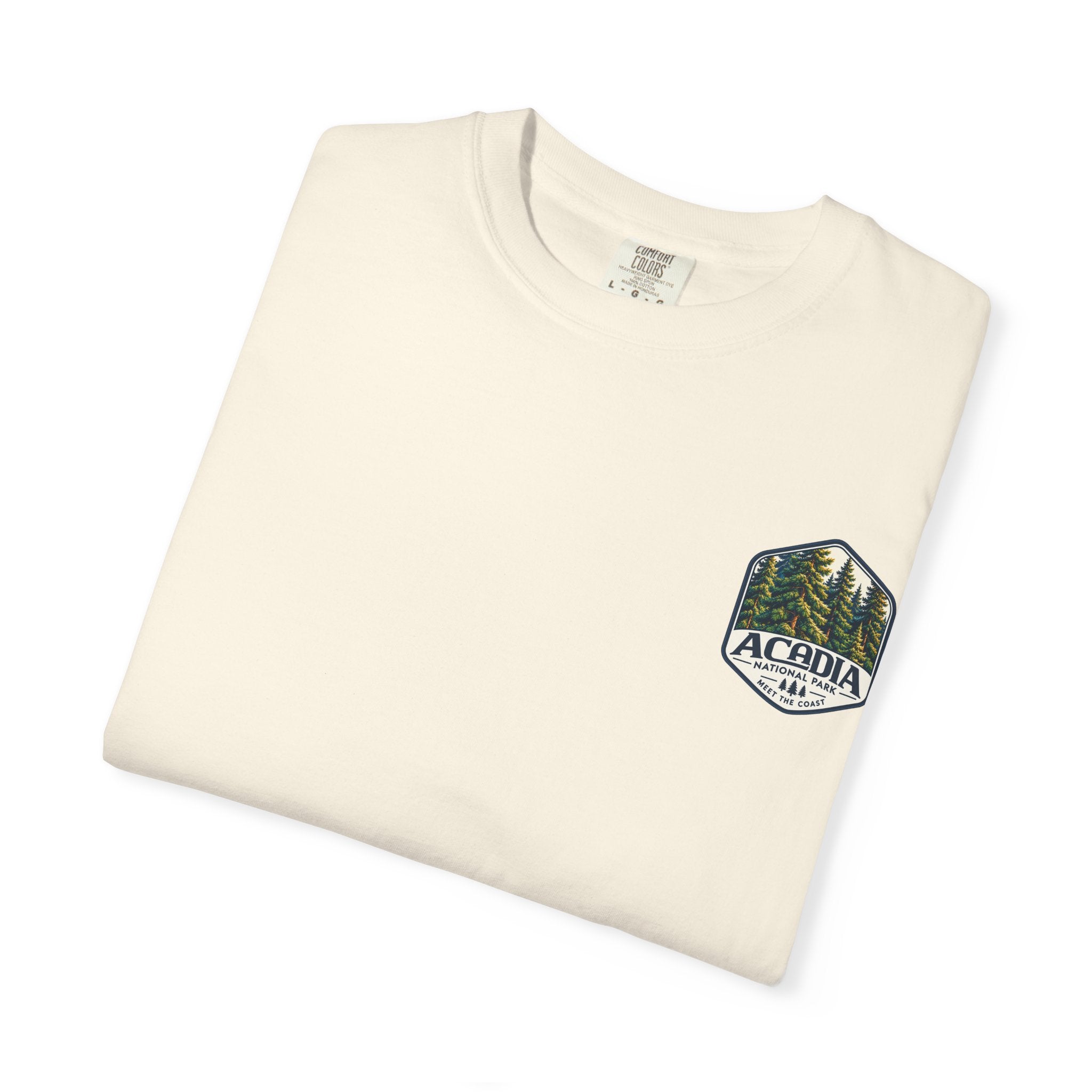 Acadia National Park Pine Trees Graphic T-Shirt