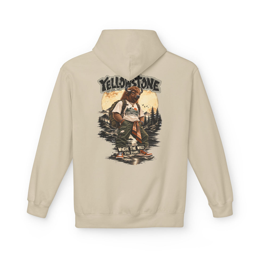 Yellowstone Bison – Where the Wild Still Roams Hoodie