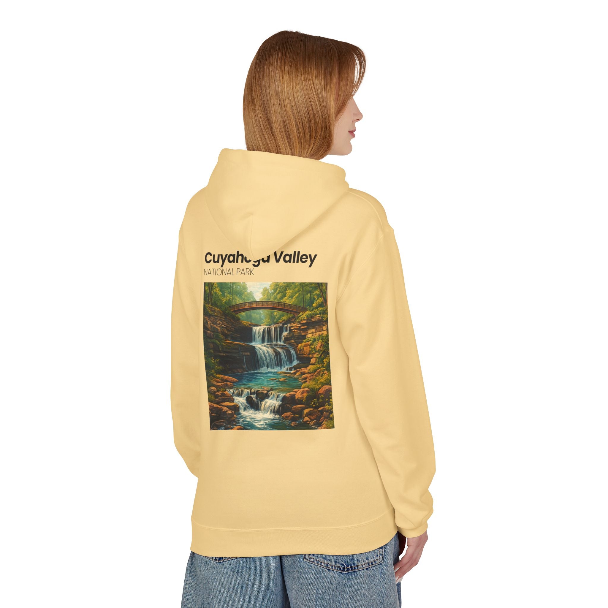 Cuyahoga Valley Waterfall Hoodie | National Park Nature Sweatshirt
