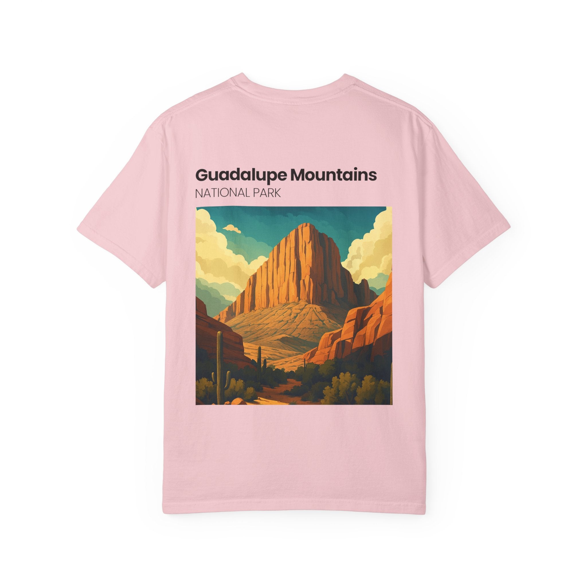 Guadalupe Mountains National Park T-Shirt | Desert Landscape Poster Tee