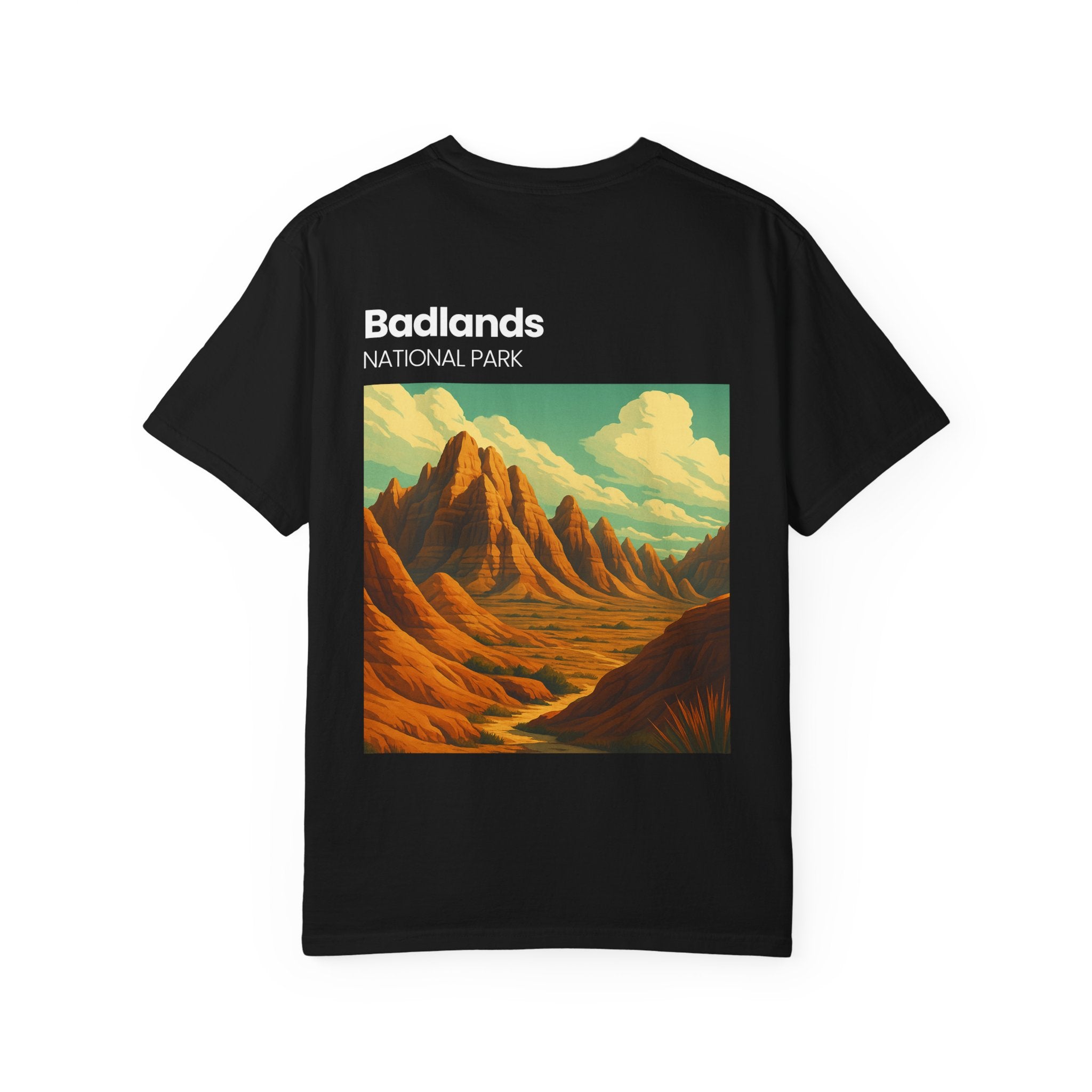 Badlands National Park Landscape T-Shirt | Retro Scenic Tee