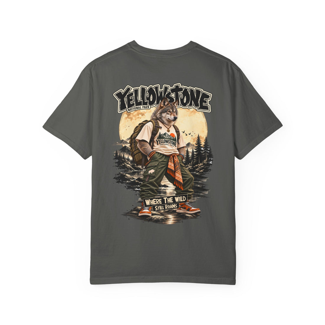 Yellowstone Wolf – Where the Wild Still Roams T-Shirt