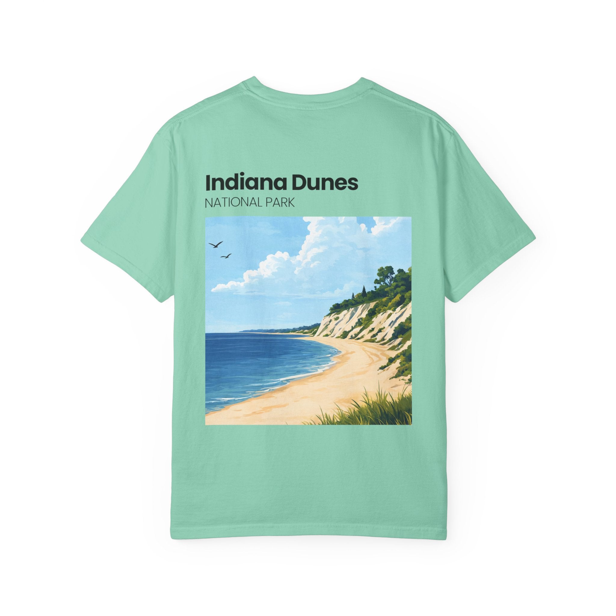 Indiana Dunes National Park Beach Scene T-Shirt | Scenic Nature Tee
