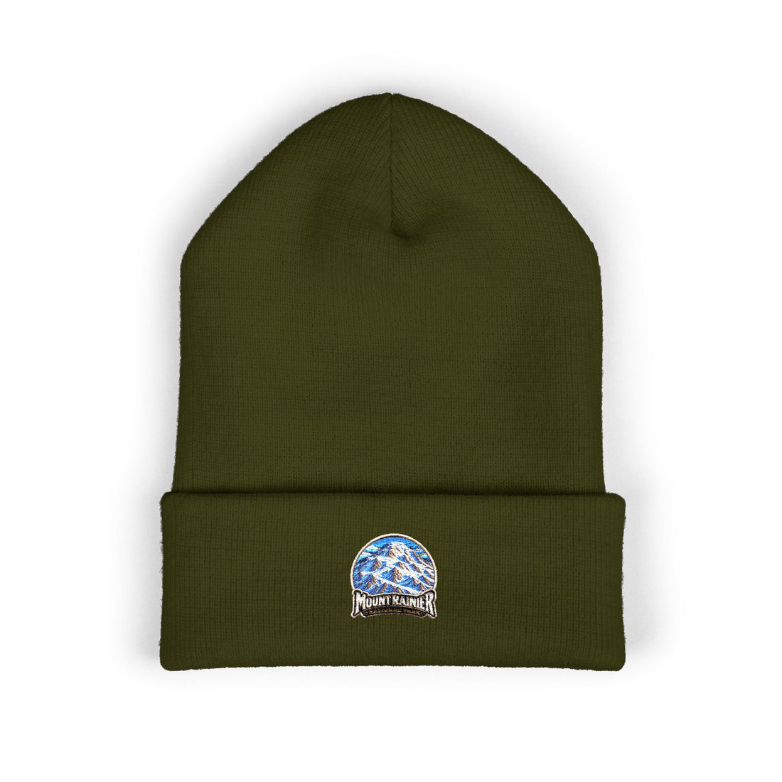 Mount Rainier National Park – Rainier Peak Round Patch Beanie