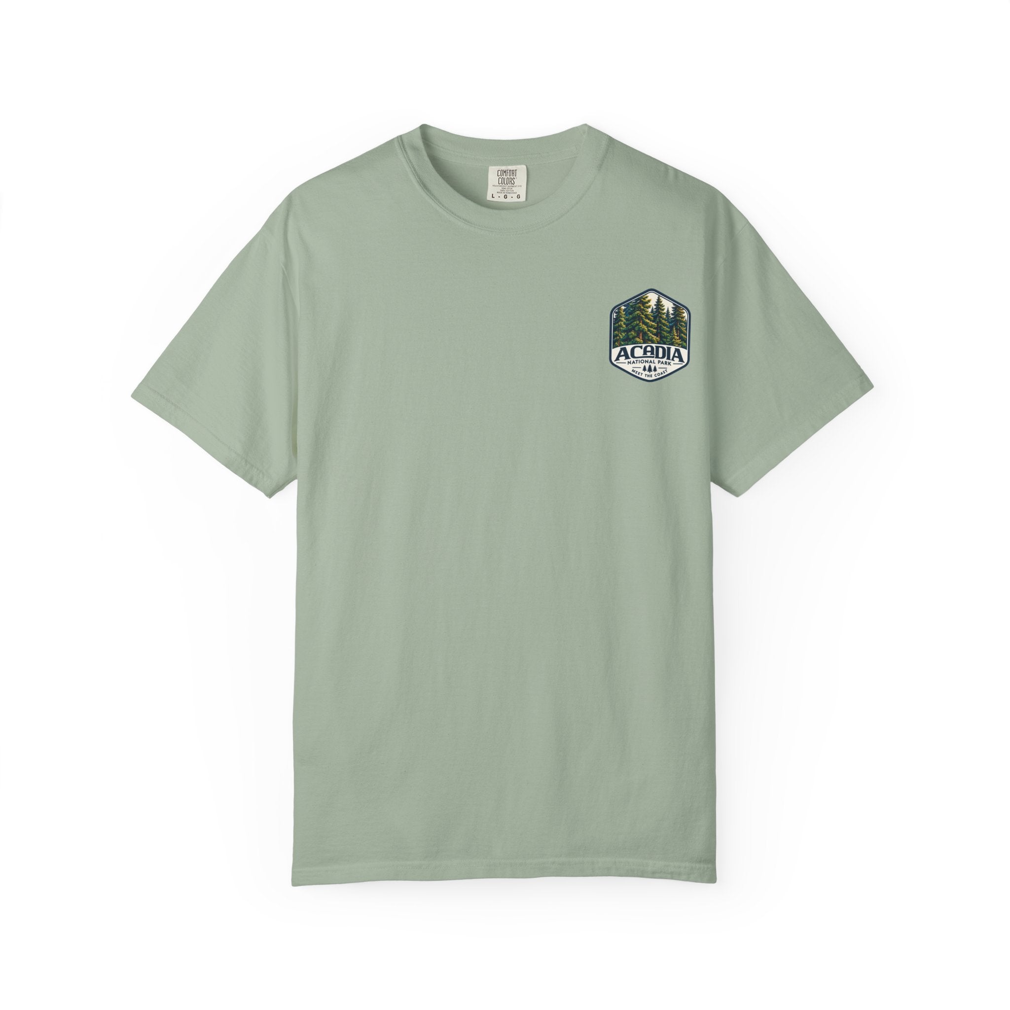 Acadia National Park Pine Trees Graphic T-Shirt