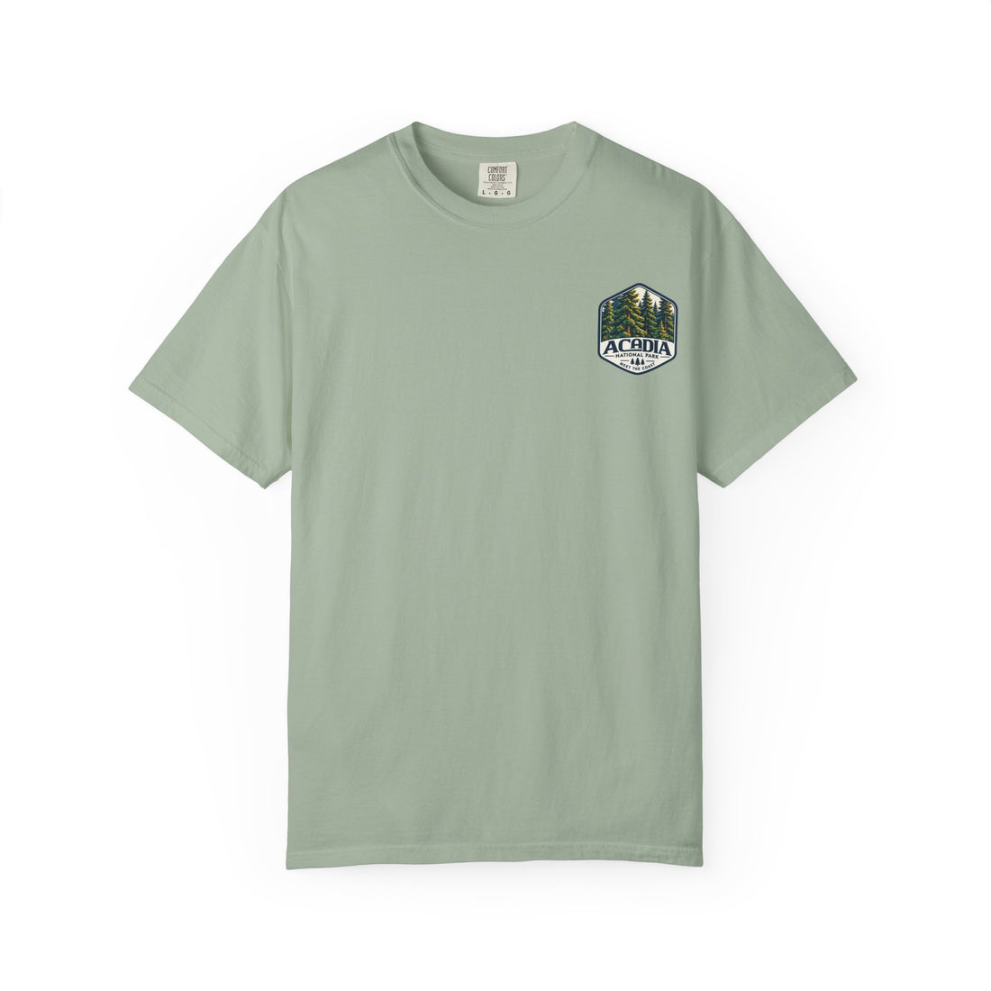 Acadia National Park Pine Trees Graphic T-Shirt