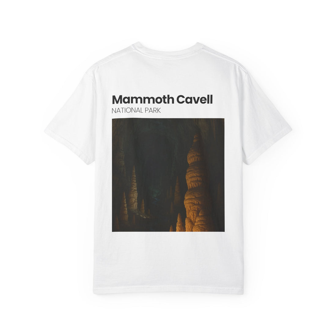 Mammoth Cavell National Park T-shirt | Cave Stalactite Photo Tee
