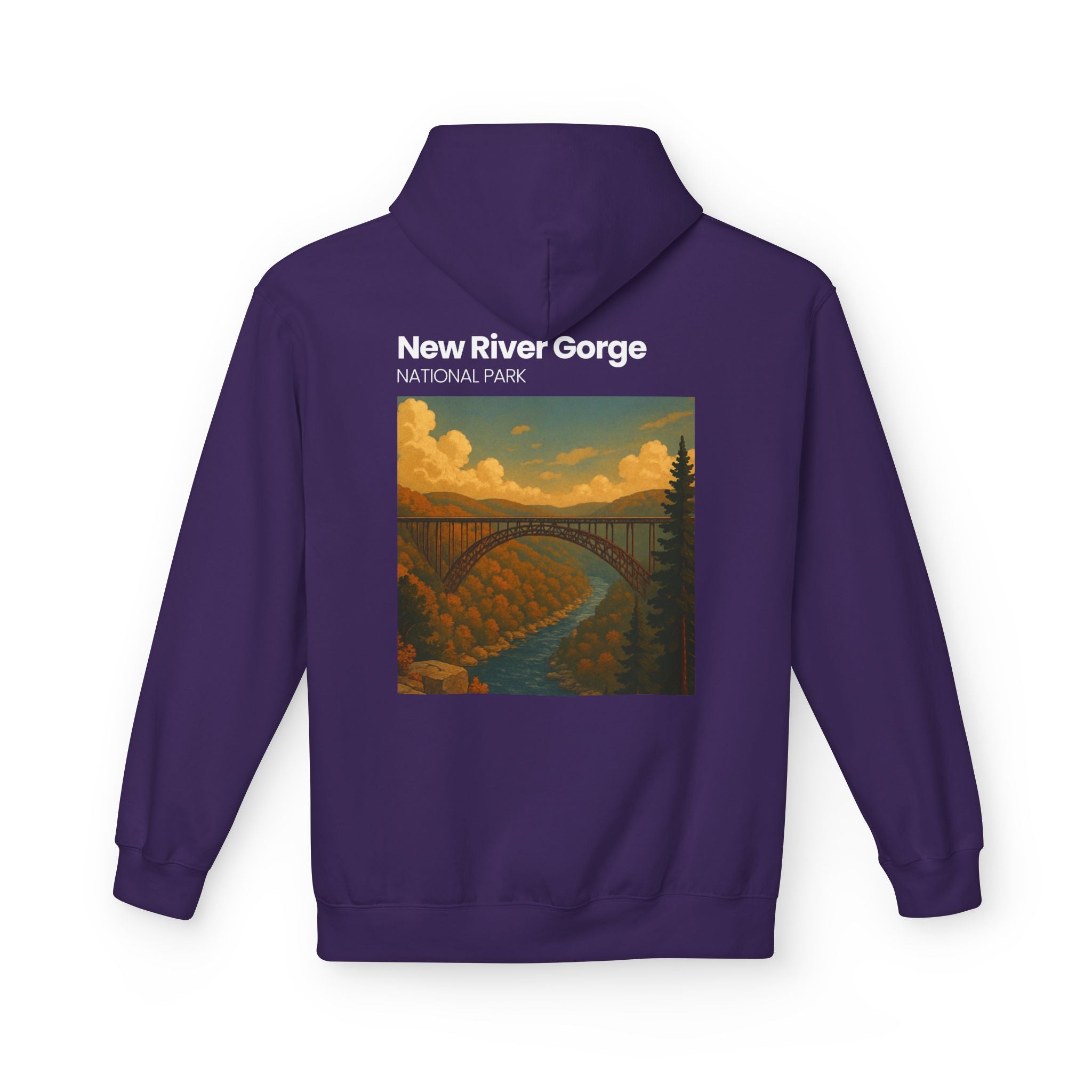 New River Gorge National Park hoodie | Scenic Bridge Landscape Pullover