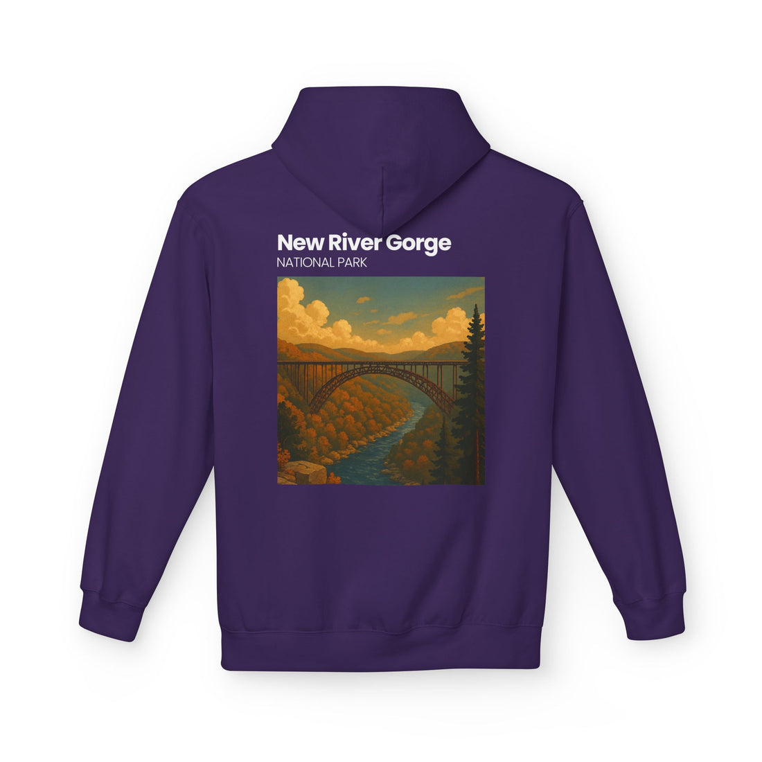 New River Gorge National Park hoodie | Scenic Bridge Landscape Pullover