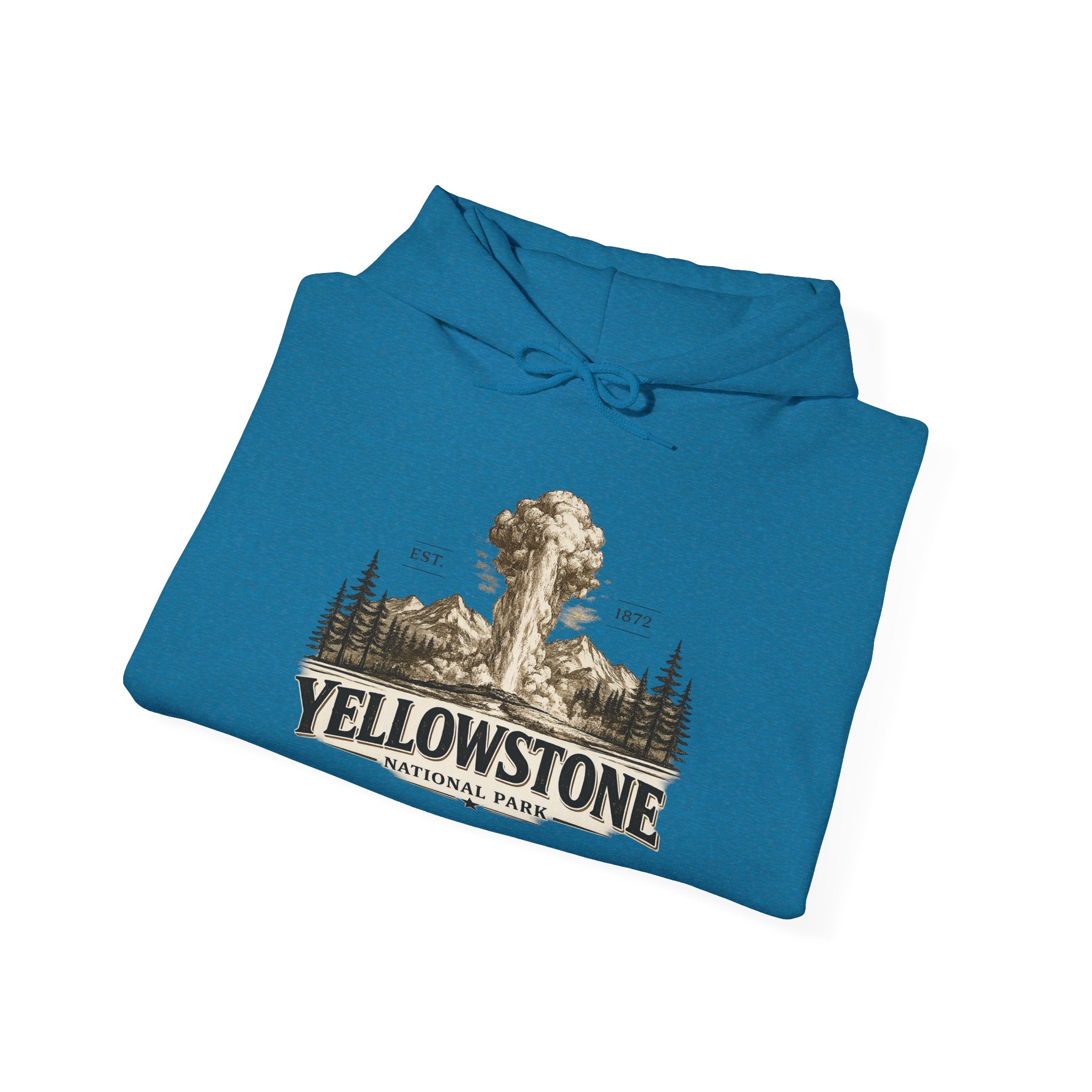 Yellowstone Old Faithful Hoodie – Where the Wild Still Roams