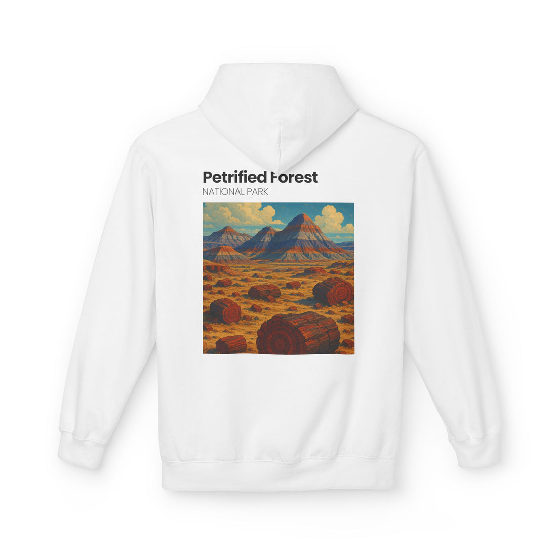 Petrified Forest National Park Hoodie | Vintage Desert Landscape