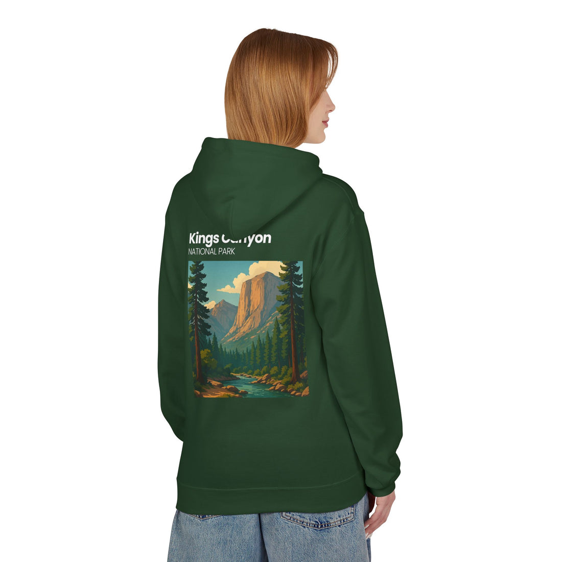 Kings Canyon National Park Hoodie | Vintage Landscape Graphic