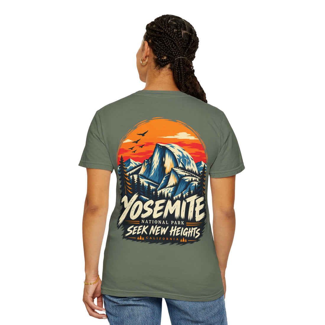 Yosemite National Park Half Dome – Seek New Heights T-Shirt