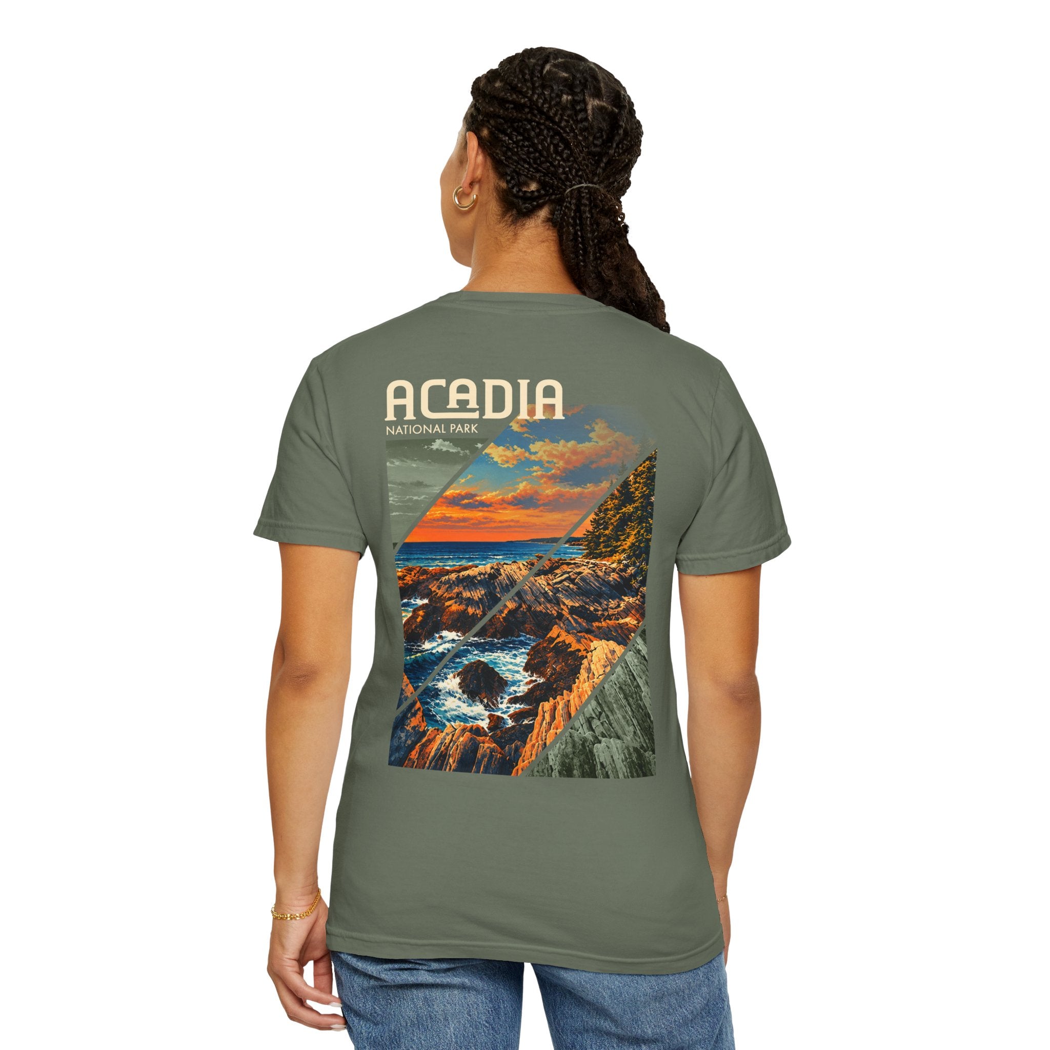 Acadia National Park Rocky Coast Graphic T-Shirt