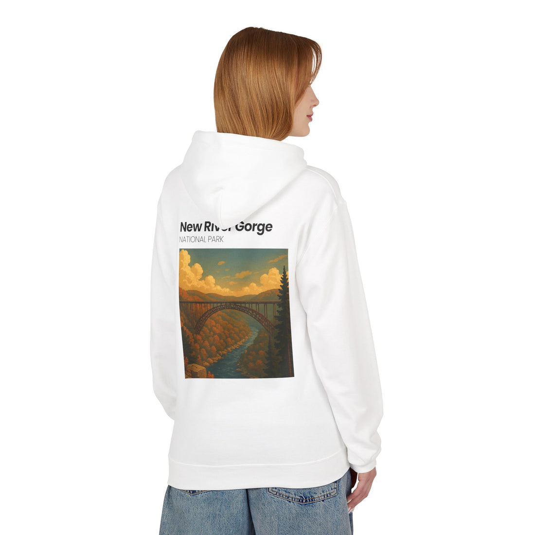New River Gorge National Park hoodie | Scenic Bridge Landscape Pullover
