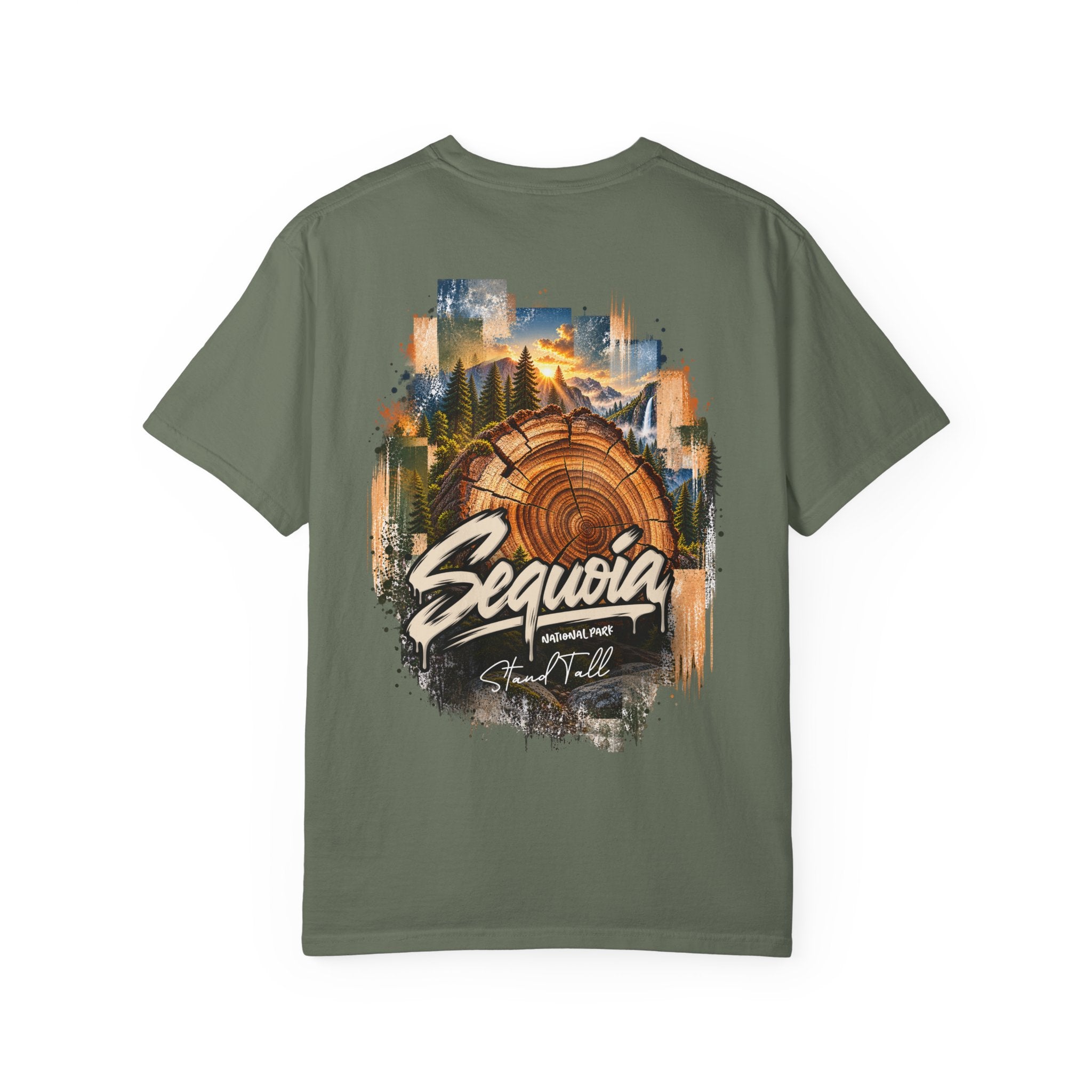 Sequoia National Park – Tree Rings Stand Tall Graphic T-Shirt