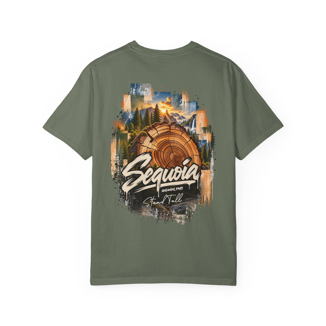 Sequoia National Park – Tree Rings Stand Tall Graphic T-Shirt