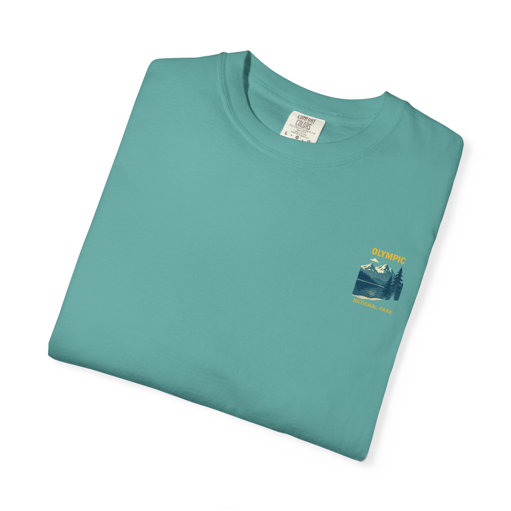 Olympic National Park landscape T-Shirt | mountain lake forest tee