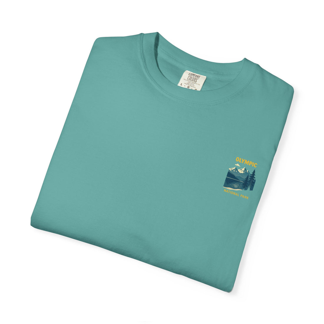Olympic National Park landscape T-Shirt | mountain lake forest tee