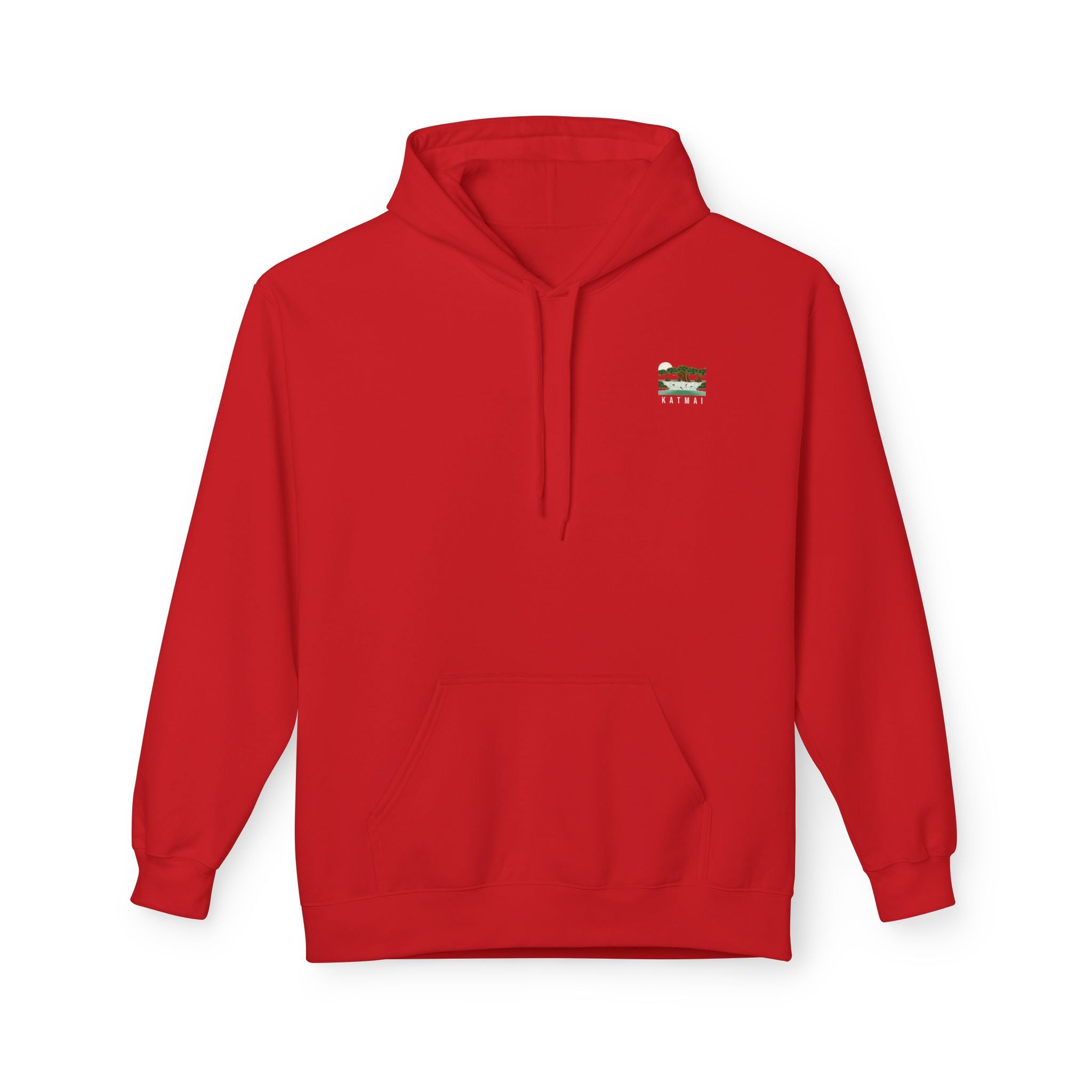 Katmai National Park Bear Hoodie | Vintage Wilderness Landscape