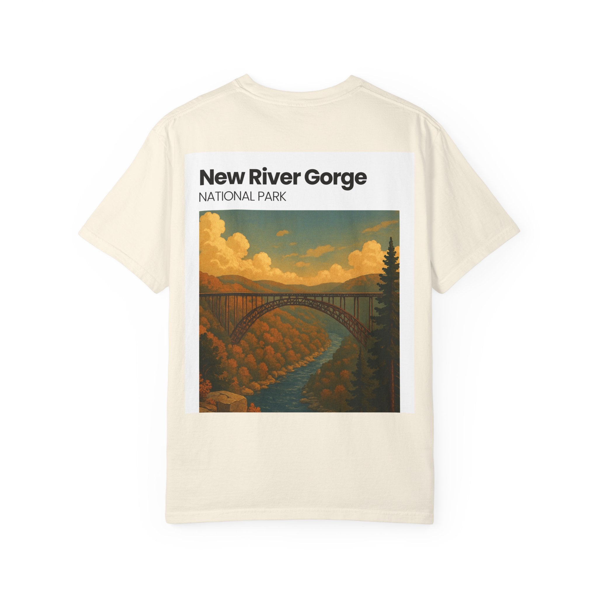 New River Gorge National Park Bridge T-Shirt | Vintage Landscape Tee