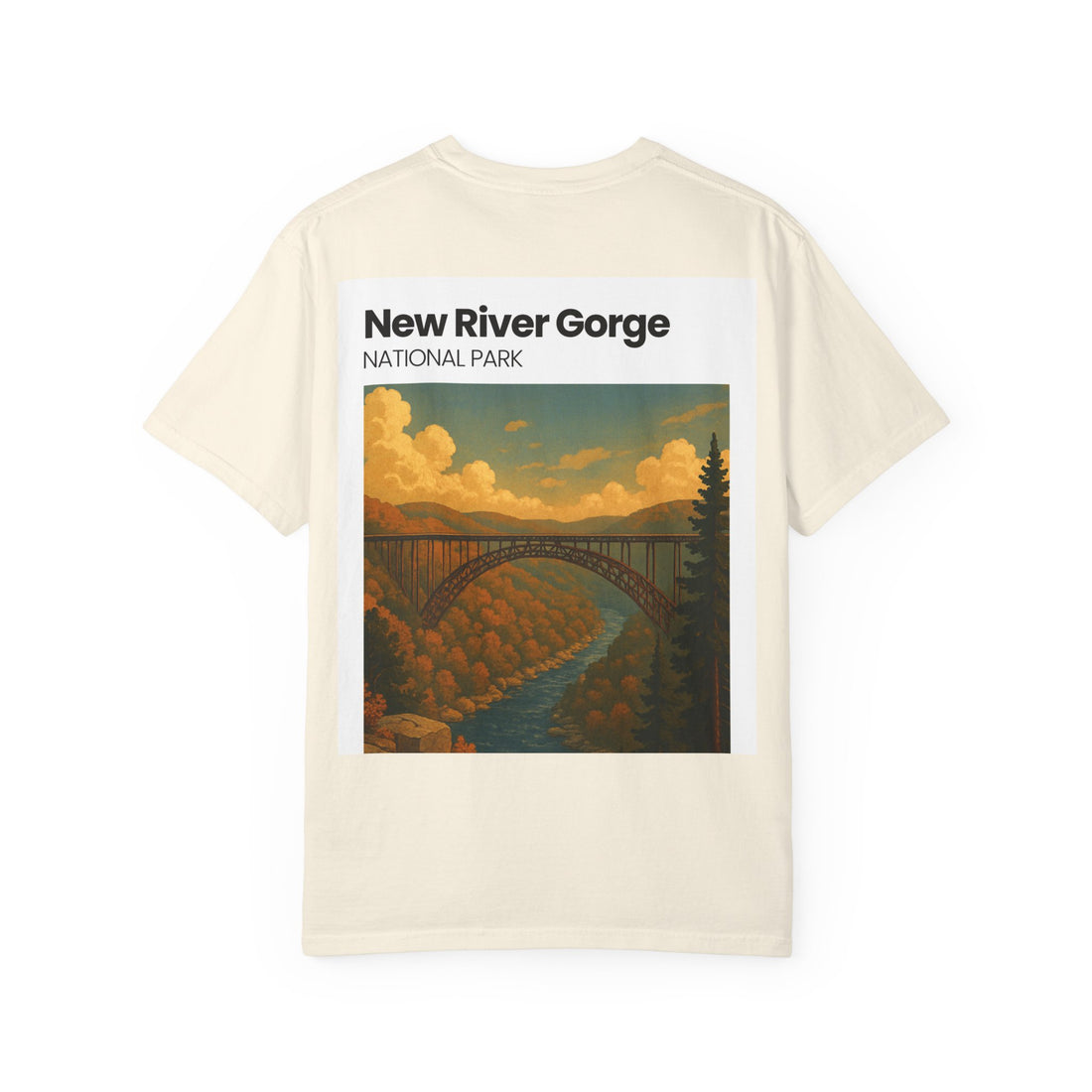 New River Gorge National Park Bridge T-Shirt | Vintage Landscape Tee